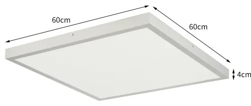 Brilagi - Lampada LED per bagno FRAME LED/50W/230V 3000/4000/6000K 60x60 IP44