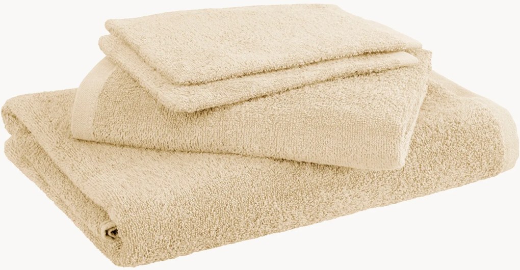 Set di 4 asciugamani Troy Sand