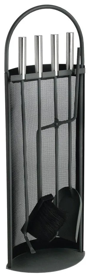 Strumenti per il caminetto 5 pz antracite