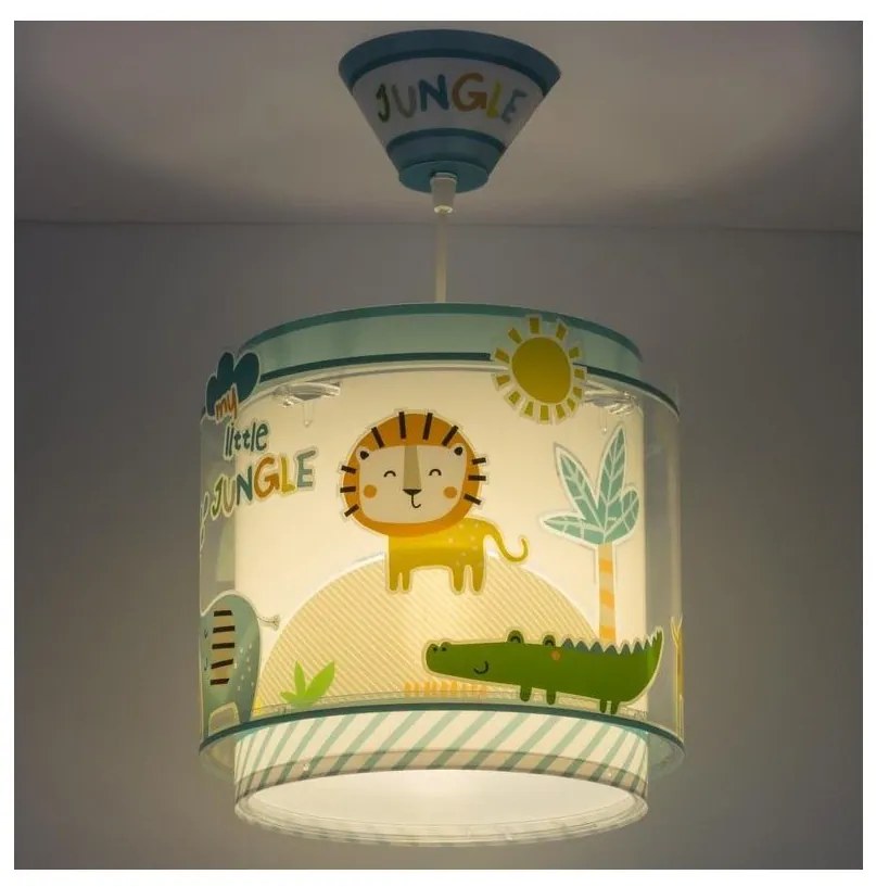 Dalber D-76112 - Lampadario per bambini MY LITTLE JUNGLE 1xE27/15W/230V