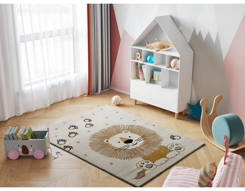 Tappeto per bambini crema 120x170 cm Beats - Universal