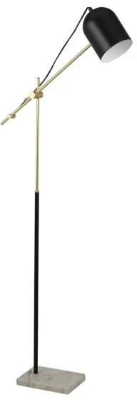 Searchlight EU60881BK - Lampada con piedistallo ODYSSEY 1xE27/7W/230V nero