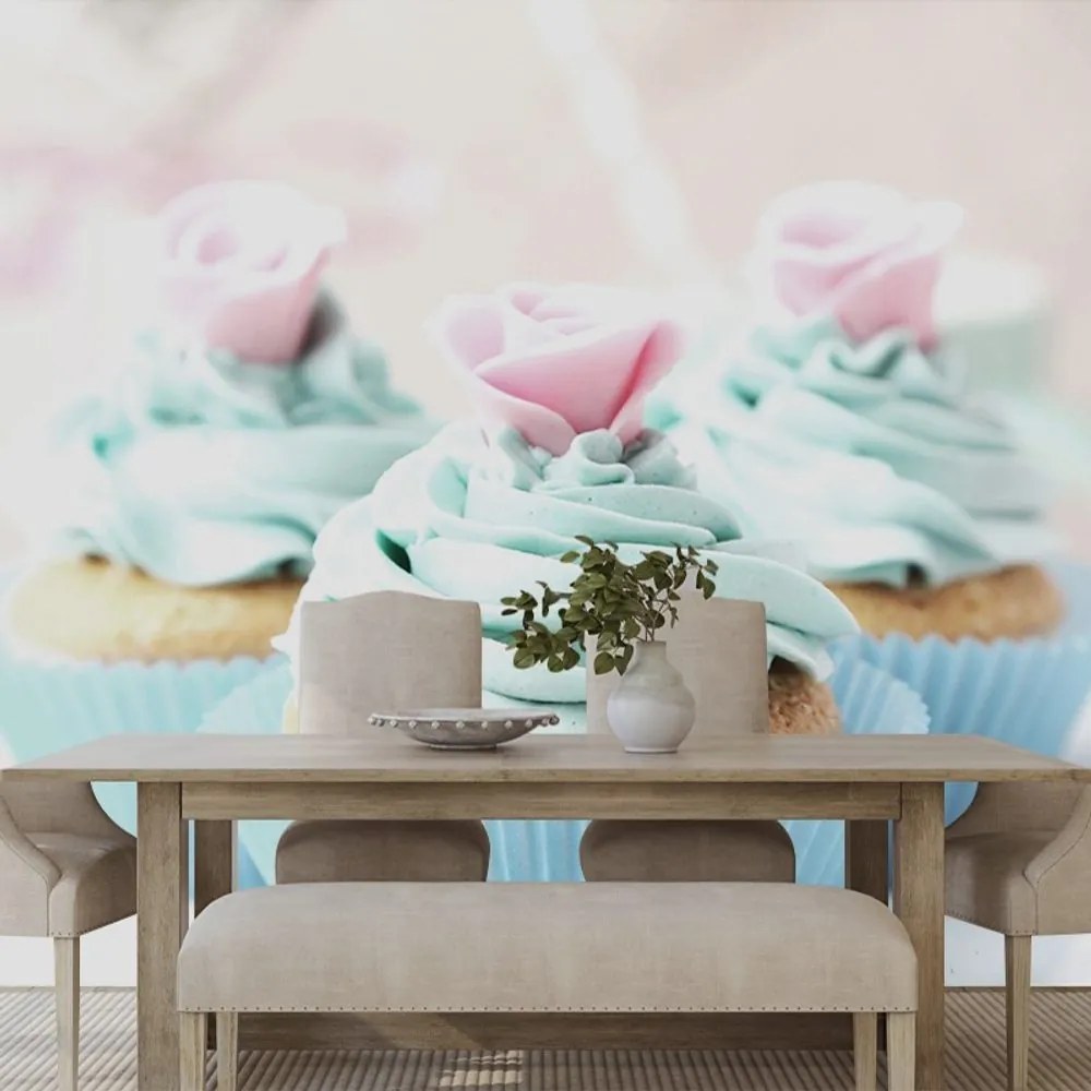 Carta da parati – Cupcakes colorati