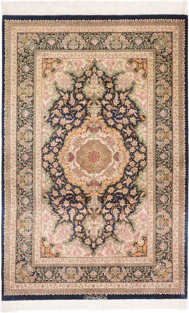 Ghom Tappeto persiano 100x150 (Iran) Annodato A Mano