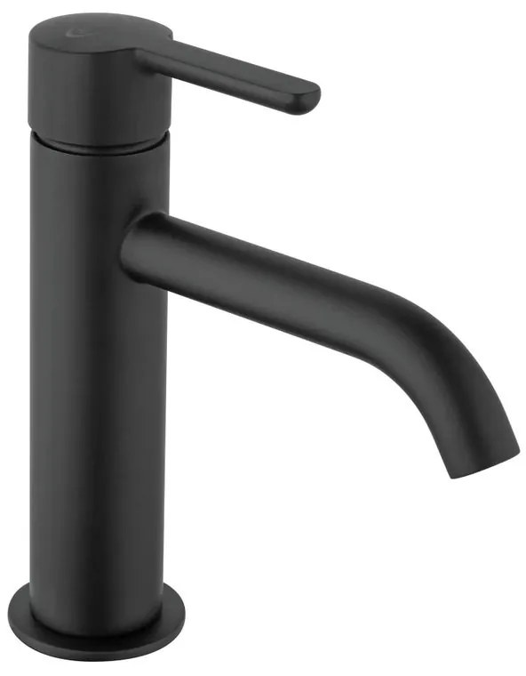 Rubinetto per lavabo a canna media Baleno nero spazzolato opaco JACUZZI RUBINETTERIA