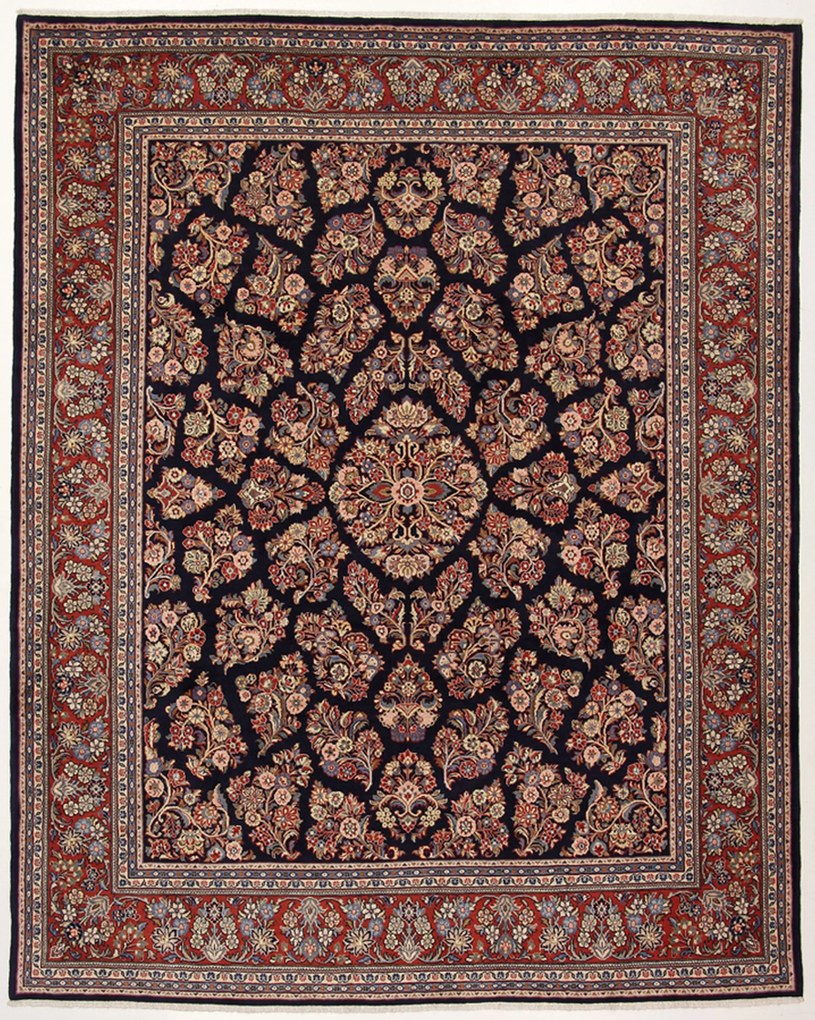 Sarouk Tappeto 250 x 320 (Iran) Annodato A Mano