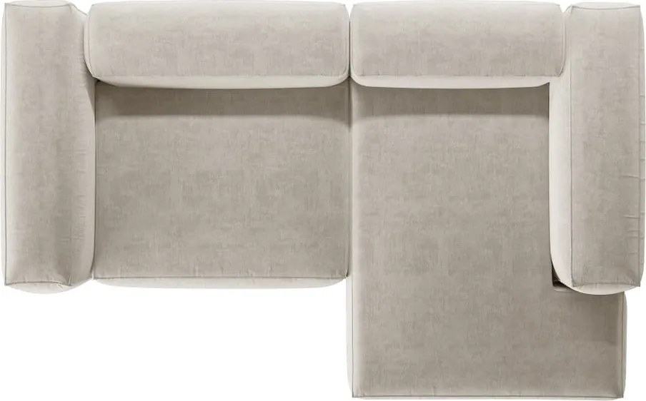 Divano angolare beige (con penisola a destra/con chaise lounge) Bergamo – Cosmopolitan Design