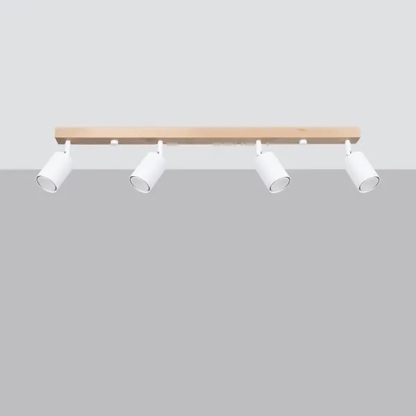 Sollux SL.1289 - Faretto VERDO 4xGU10/10W/230V bianco