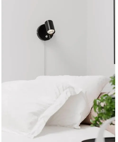 ByRydens 4300190-4002 - Luce Spot da parete dimmerabile CORRECT 1xGU10/7W/230V čer