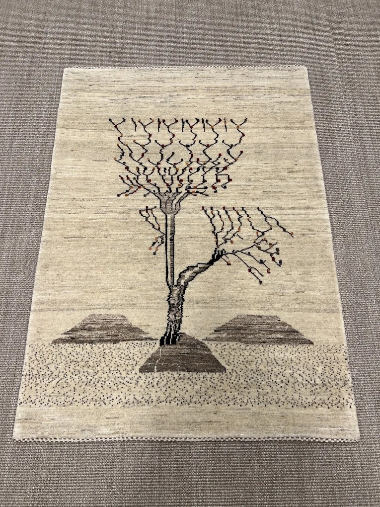 Loribaft Tappeto persiano 140 x 100 Beige (Iran) Annodato A Mano