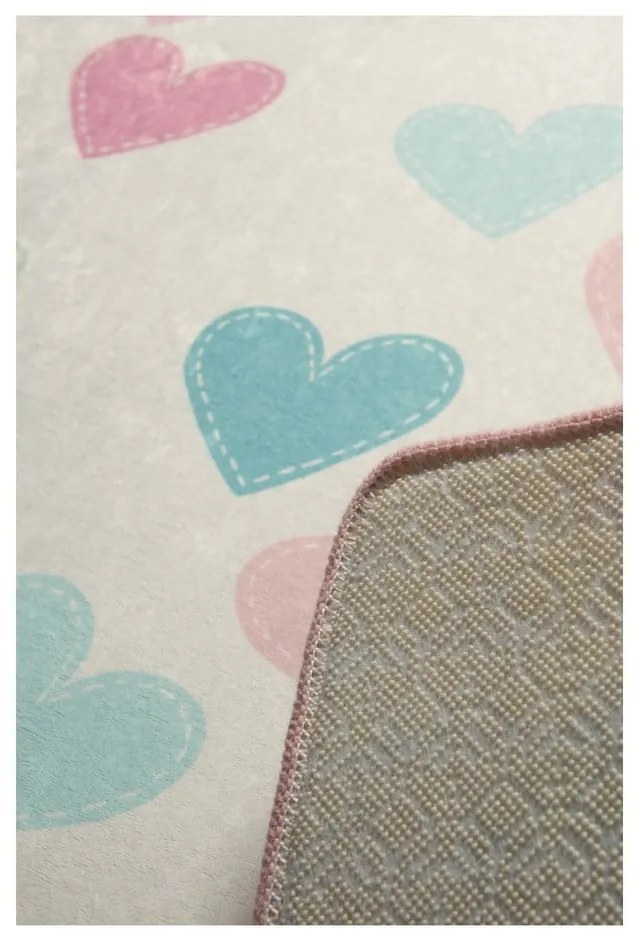 Tappeto per bambini , 100 x 160 cm Hearts - Conceptum Hypnose