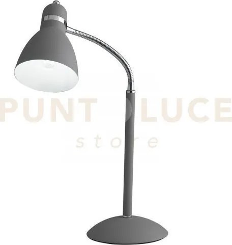 Lume people grigio 1 luce attacco e27 17x13x52cm orientabile