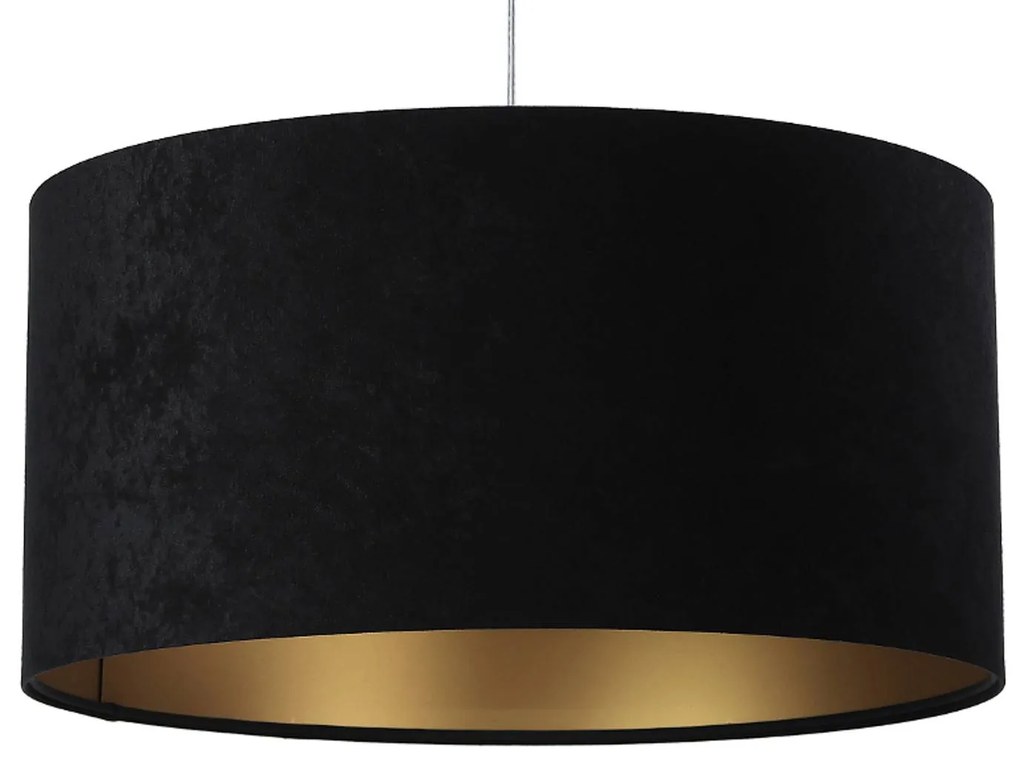 Maco Design Lampada a sospensione Salina, nero/oro, Ø 40 cm