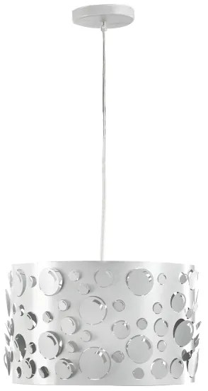 ONLI - Lampada a sospensione con cavo BOLLICINE 1xE27/15W/230V bianca