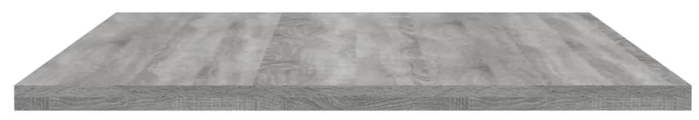 Mensole parete 4pz grigio sonoma 80x40x1,5cm legno multistrato
