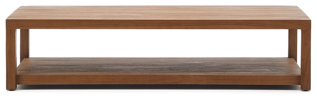 Kave Home - Tavolino da salotto Sashi in legno massiccio di teak 150 x 70 cm