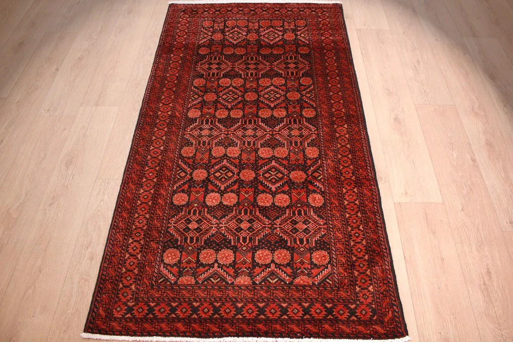 Beluch Tappeto 200x100 (Iran) Annodato A Mano