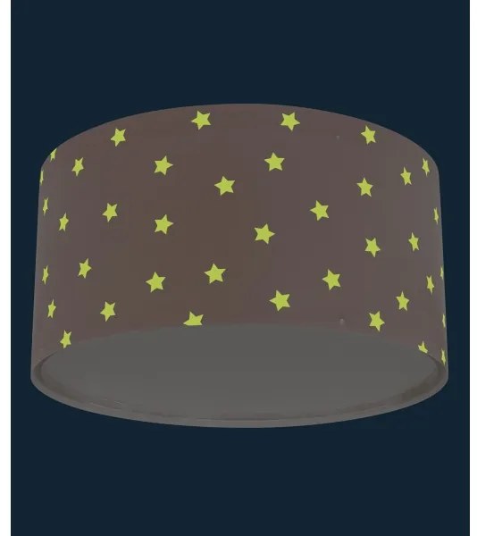 Dalber 82216S - Plafoniera per bambini STAR LIGHT 2xE27/60W/230V rosa