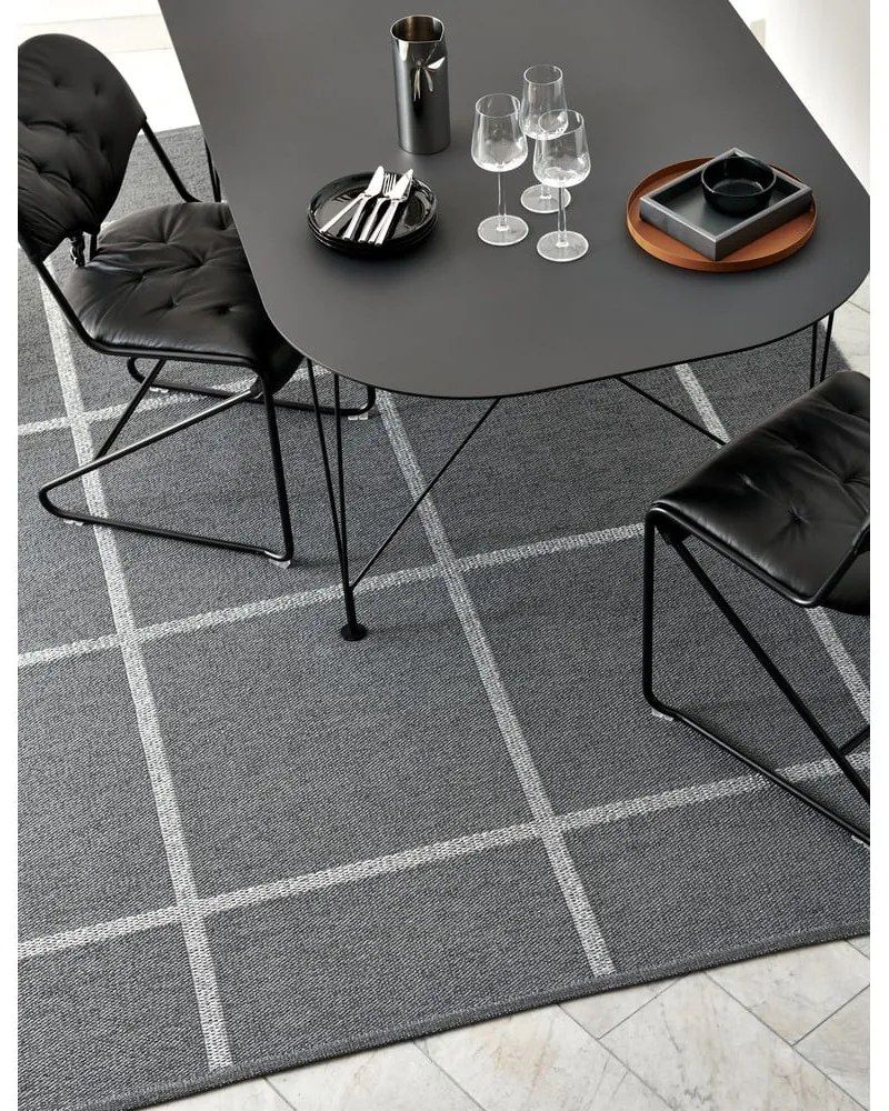 Tappeto da interno/esterno color antracite 180x260 cm Ada Granit – Pappelina