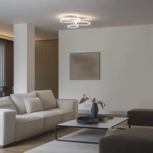 Brilagi - Lampadario a plafone LED dimmerabile ORBITS LED/40W/230V 3000-6500K bianco + +TC