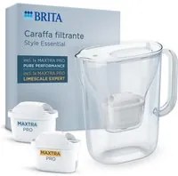 Set caraffa filtrante Brita Style Essential bianca 2 filtri