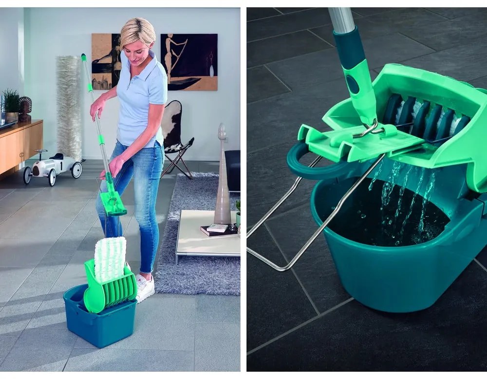 Mop con secchio per pavimenti Profi Compact - LEIFHEIT