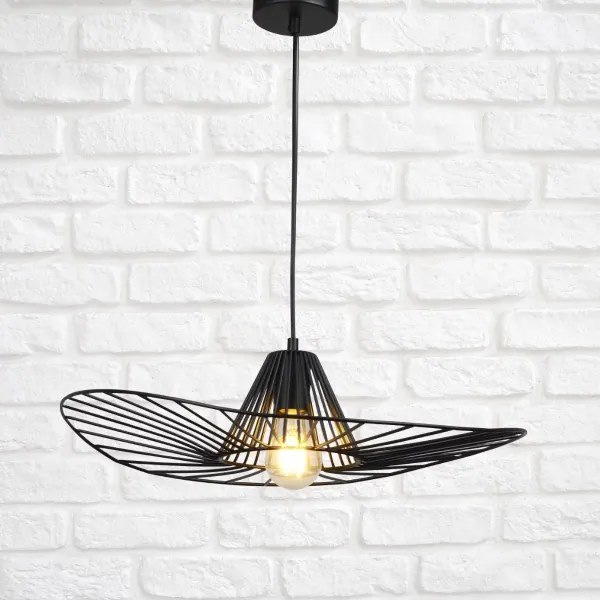 Lampadario su corda ABANO 1xE27/20W/230V