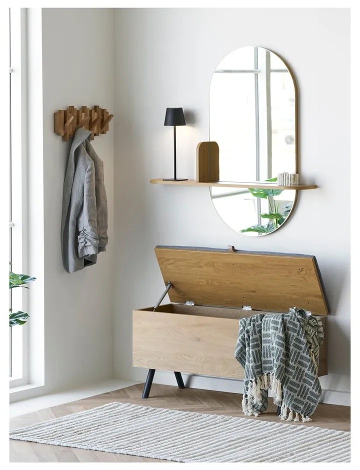 Lampada da tavolo LED nera (altezza totale 37 cm) Bradford – House Nordic