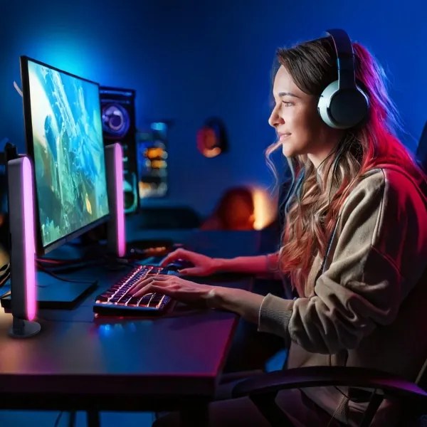 Solight WL916 - Illuminazione LED RGB Gaming con telecomando