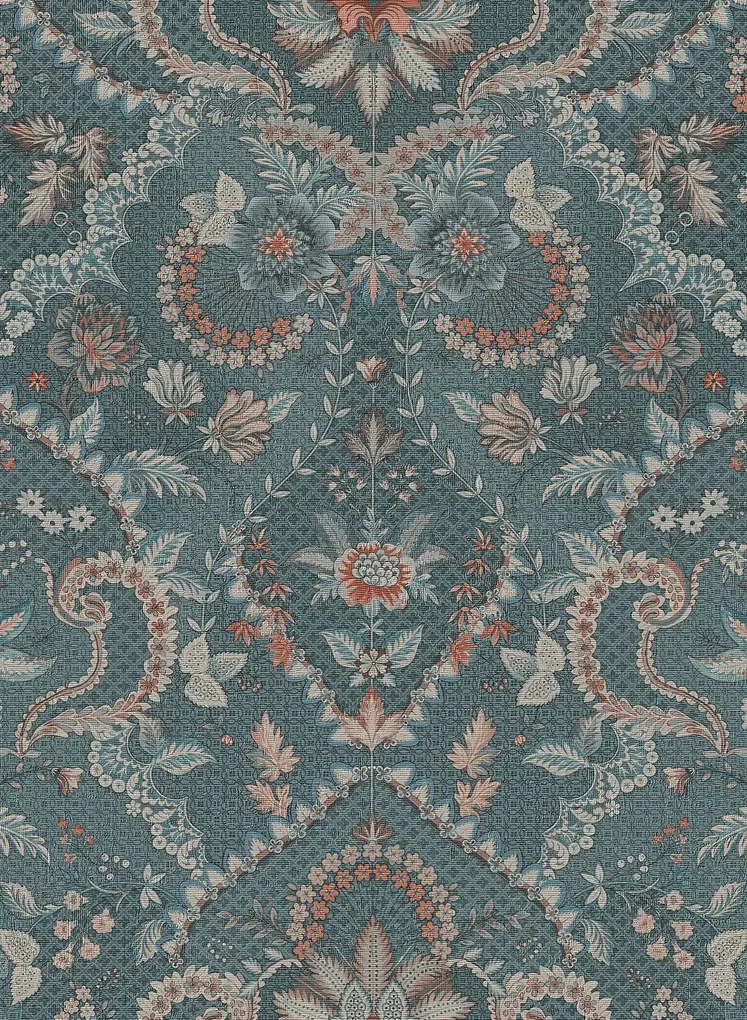 Eijffinger Carta da parati Saluti - Denim Blue