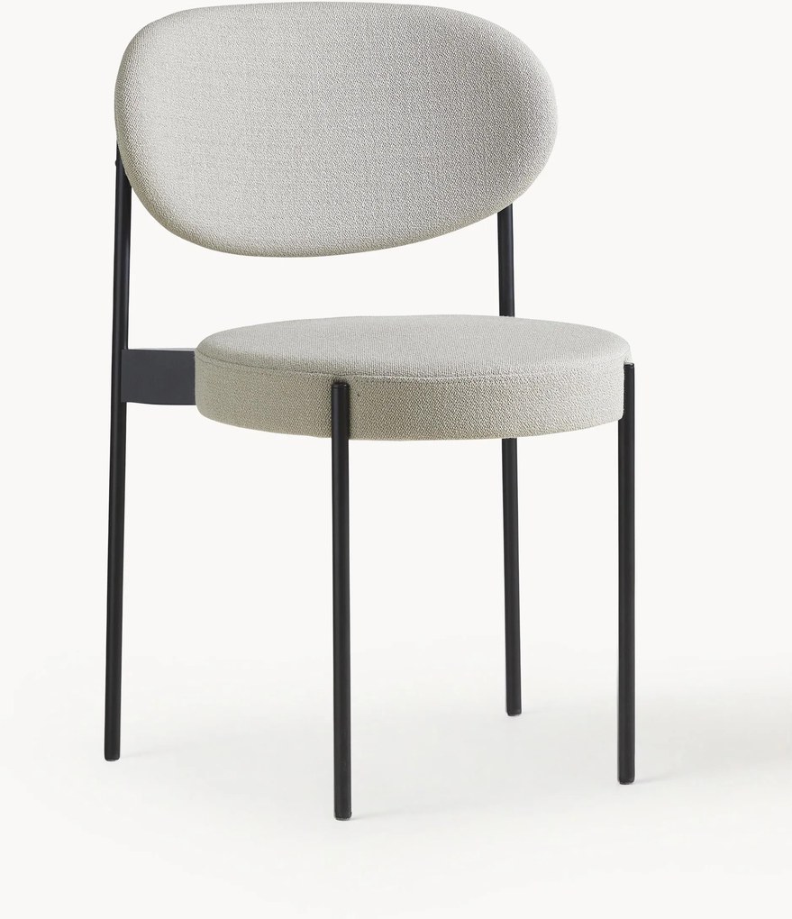 Sedia imbottita in lana Series 430, design Verner Panton