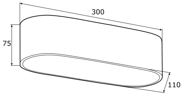 Argon 0903 - Plafoniera TONI 2xE27/15W/230V nero
