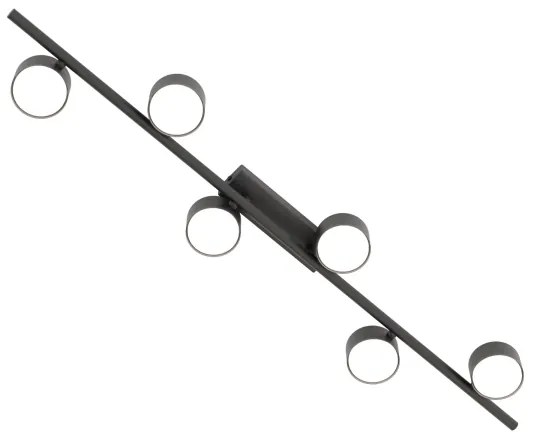 Plafoniera BET 6xGX53/12W/230V nero