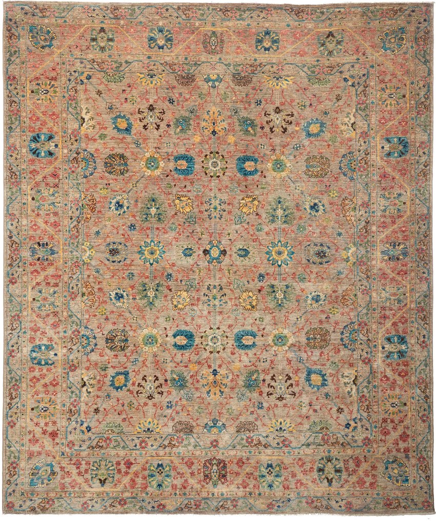 Mamluk Tappeto orientale 250x300 Grigio (Pakistan) Annodato A Mano