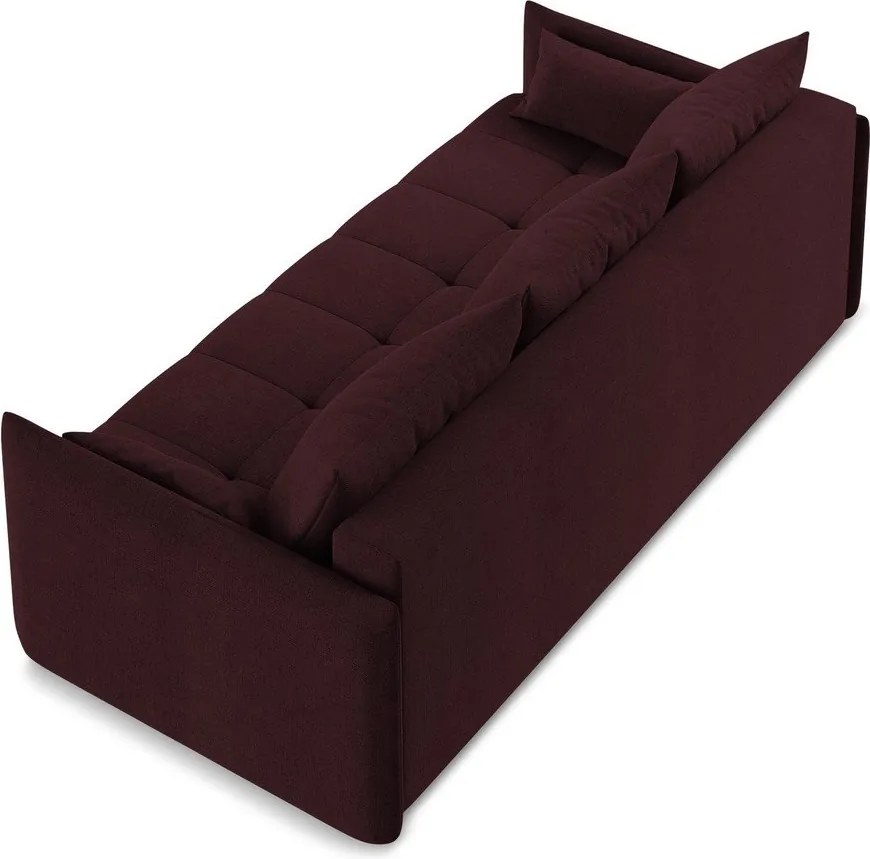 Divano burgundy allungabile/con contenitore 225 cm Moku – Makamii