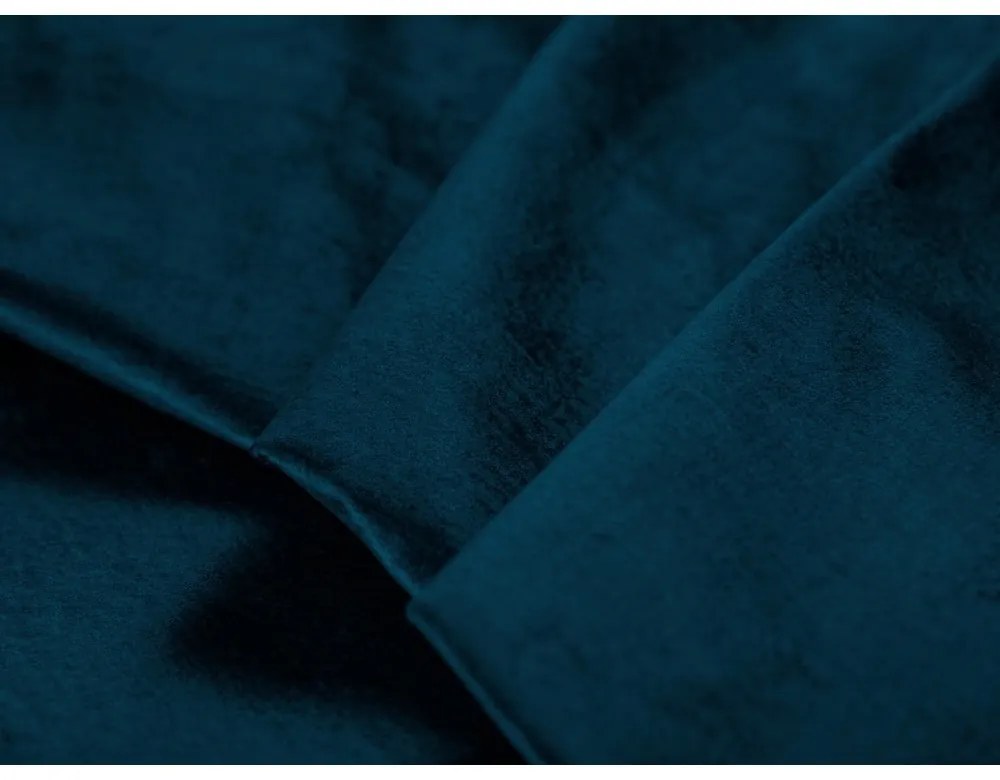 Divano letto in velluto blu scuro Luca - Milo Casa