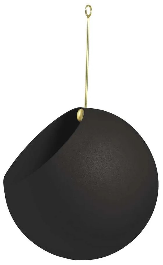 AYTM - Globe Hanging Vaso per Piante Ø17 Nero AYTM