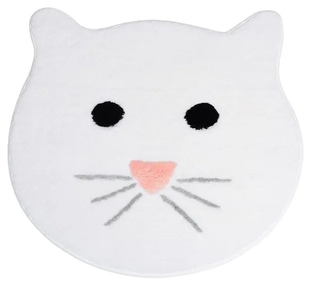 Tappetino da bagno bianco 90x90 cm - Foutastic