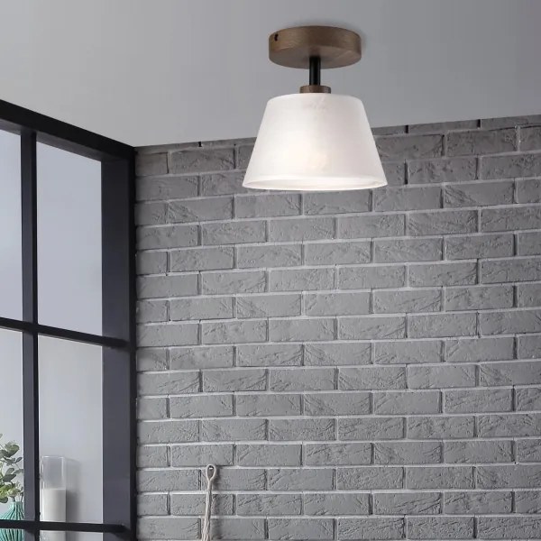 Brilagi - Lampada LED ANTHONY 1xE14/60W/230V rovere/noce/bianco