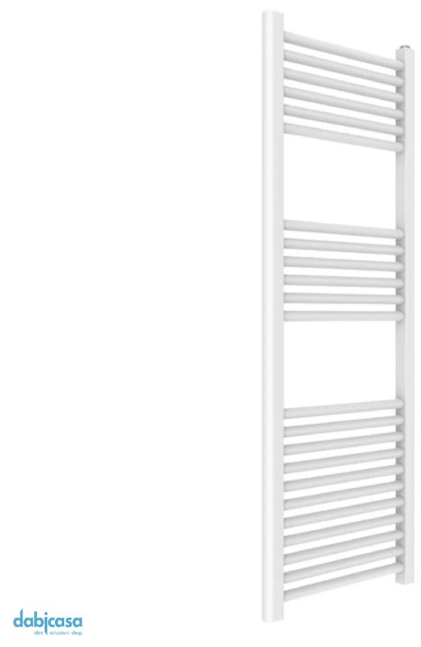 Ercos Scaldasalviette Idraulico "Opera" Dritto Bianco 1200x450 Interasse 40