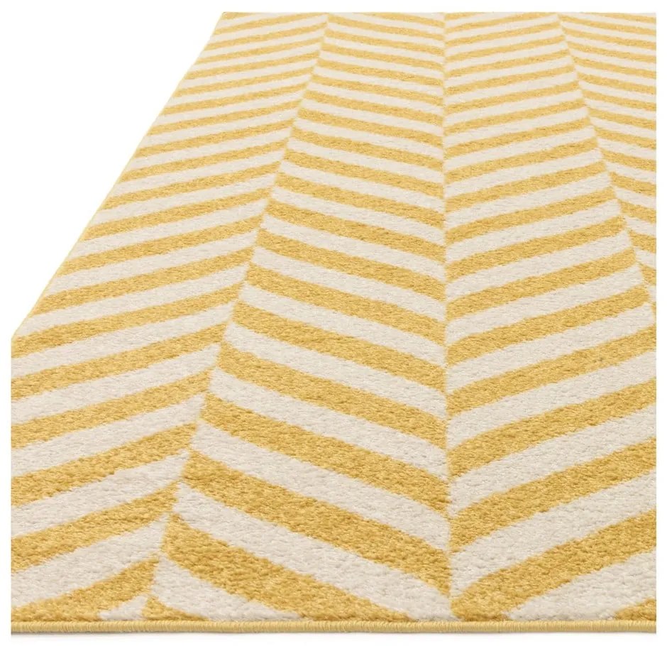 Tappeto giallo 290x200 cm Muse - Asiatic Carpets