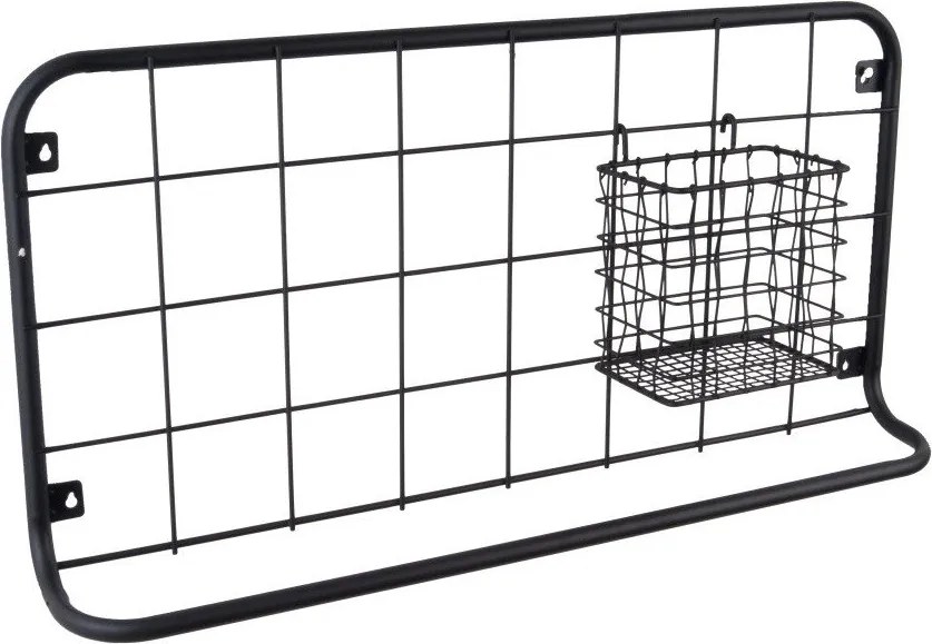 Organizzatore da parete in nero Open Grid - PT LIVING