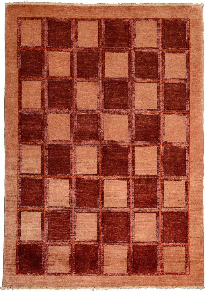 Loribaft Tappeto 140x190 Beige (Pakistan) Annodato A Mano