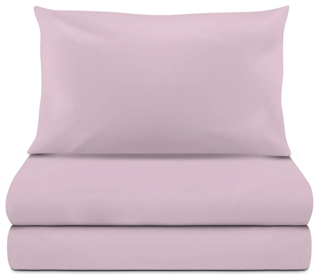 Completo letto singolo cotone rosa