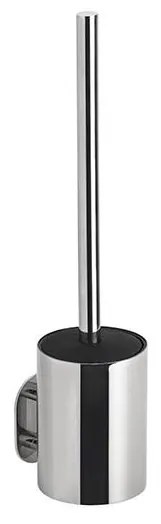 Scopino WC 8x35,5 cm acciaio inox/argento