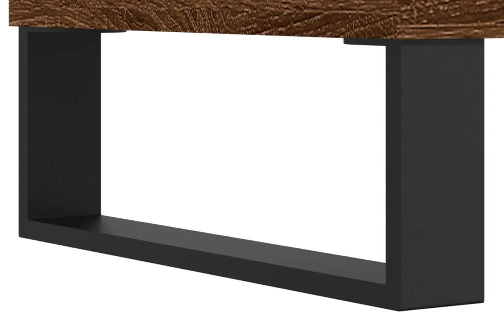 Mobile Porta TV Rovere Marrone 69,5x30x50 cm Legno Multistrato