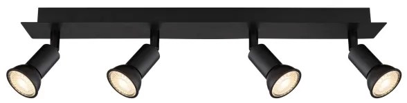 Globo 57998-4 - Faretto DREW 4xGU10/35W/230V nero