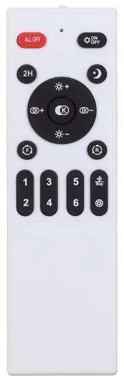 Brilagi LED dimmer con ventilatore 30W 230V 3000-6500K nero + DO