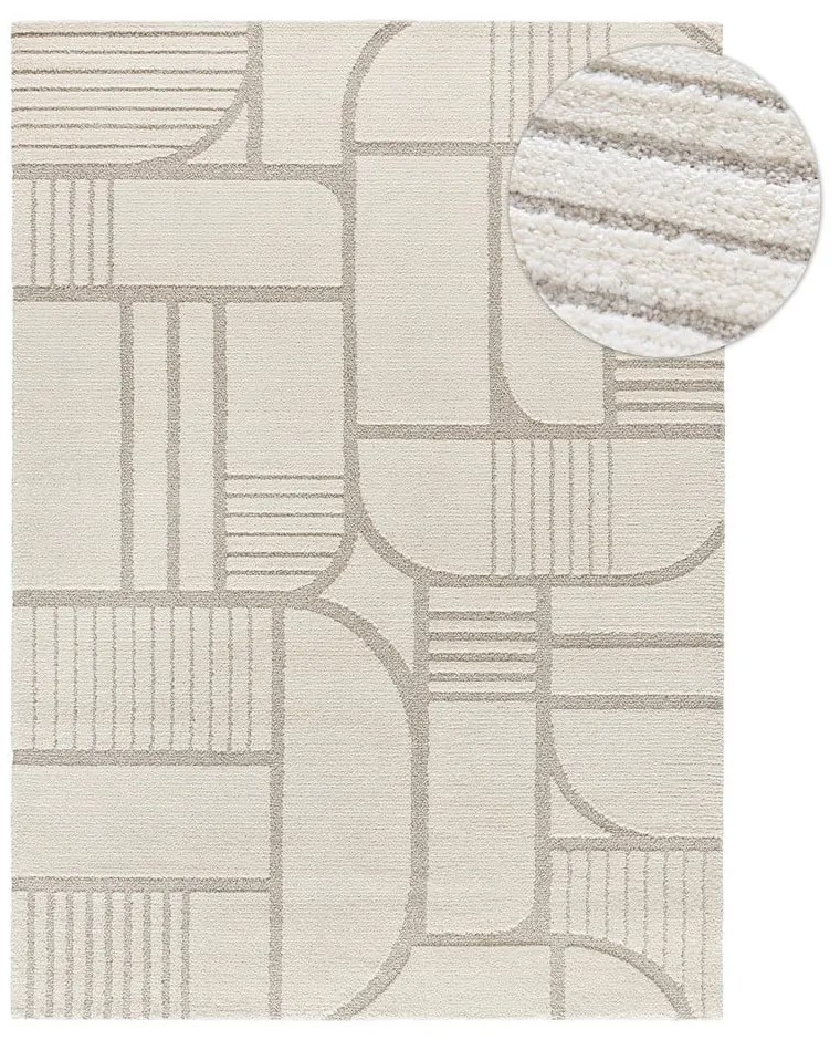 Tappeto crema 80x150 cm Snowy - Universal