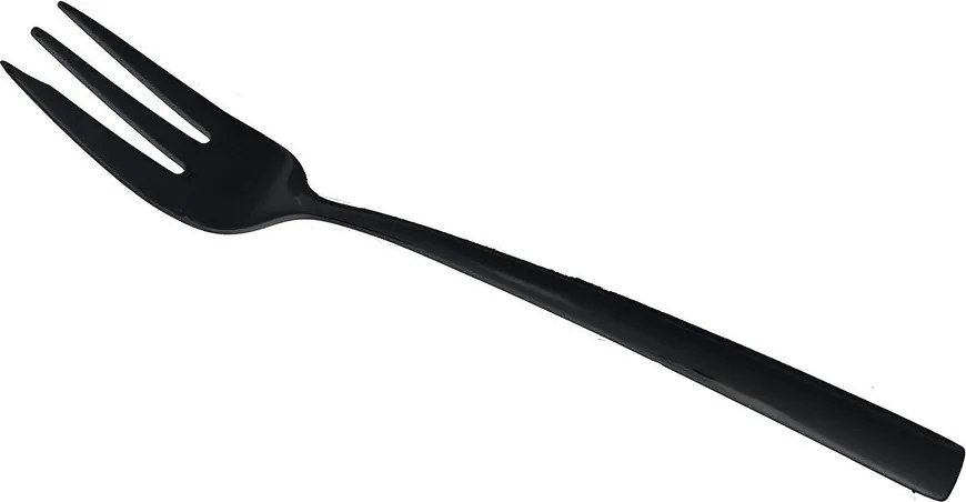 Forchettine da dolci in set nere in acciaio inox 2 pz Black – Orion